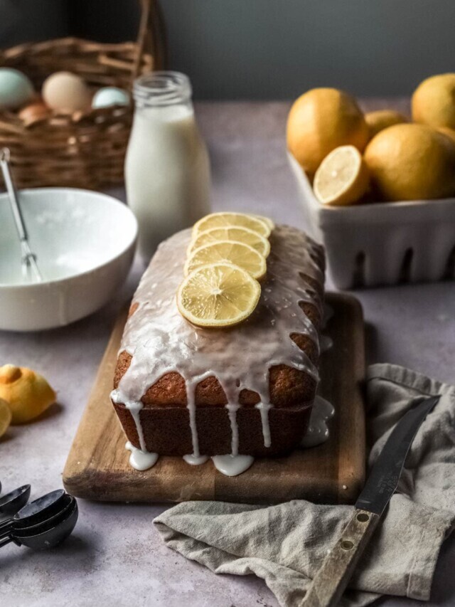 Lemon Poppy Seed Tea Cake