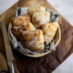 Easy Sourdough Ciabatta Rolls