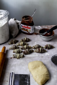 Nutella Rugelach Pull Apart Cake