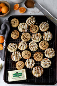 Orange Cinnamon Roll Cookies