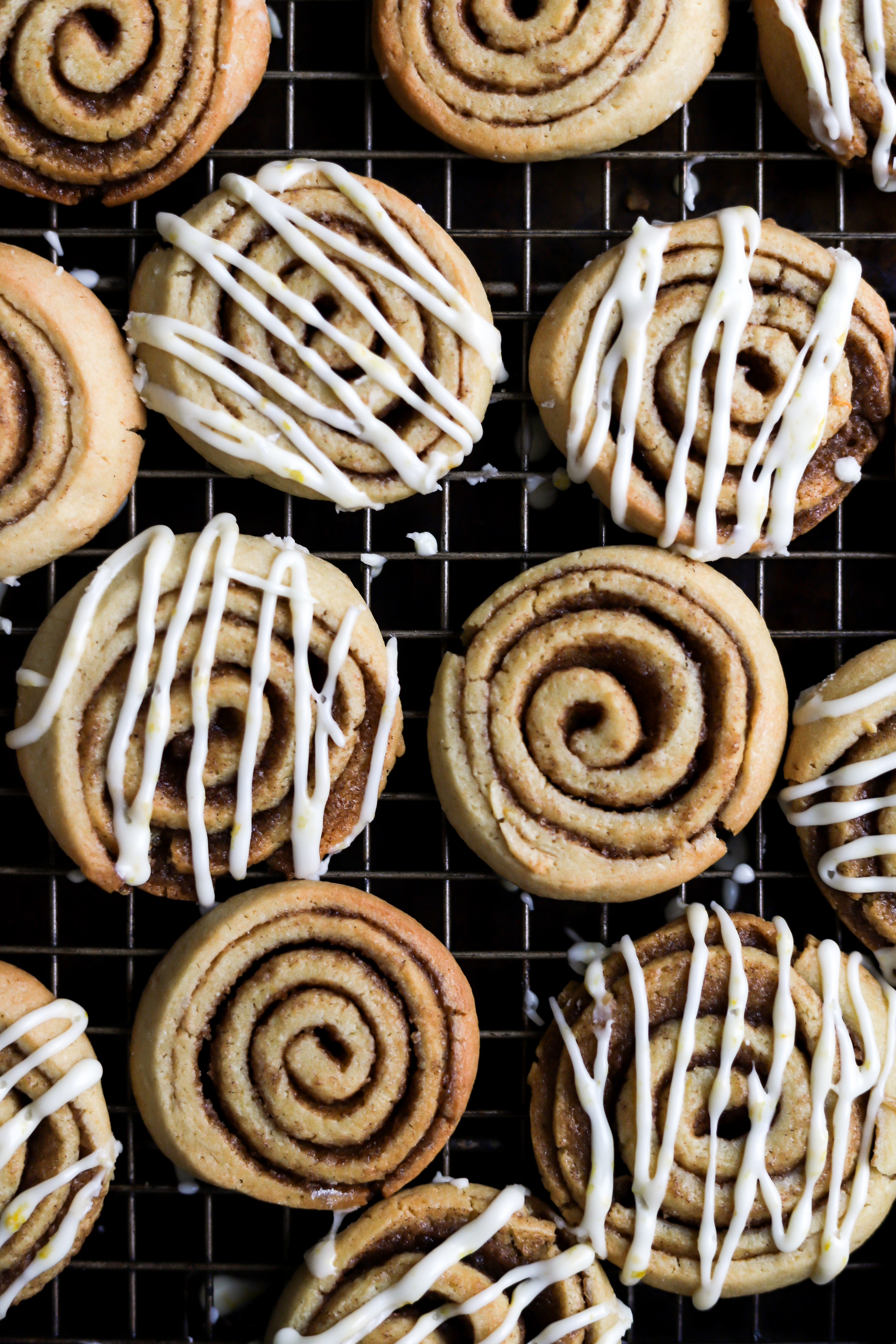 Orange Cinnamon Roll Cookies