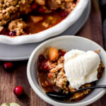 Spiced Pear and Cranberry Crisp