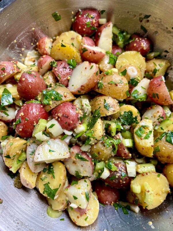 Herby French Potato Salad with Capers