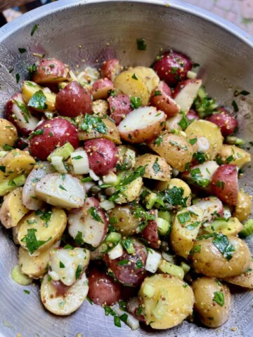 Herby French Potato Salad with Capers