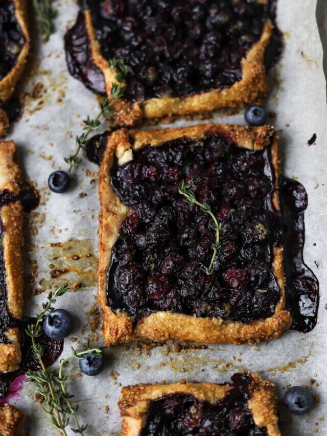 Blueberry Lemon Thyme Tarts