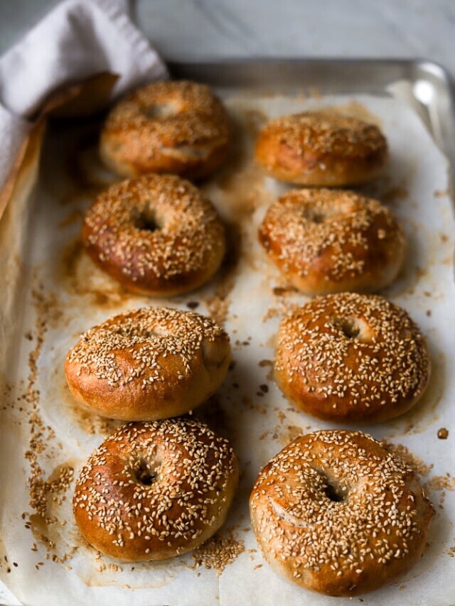 Easy Sourdough Bagels