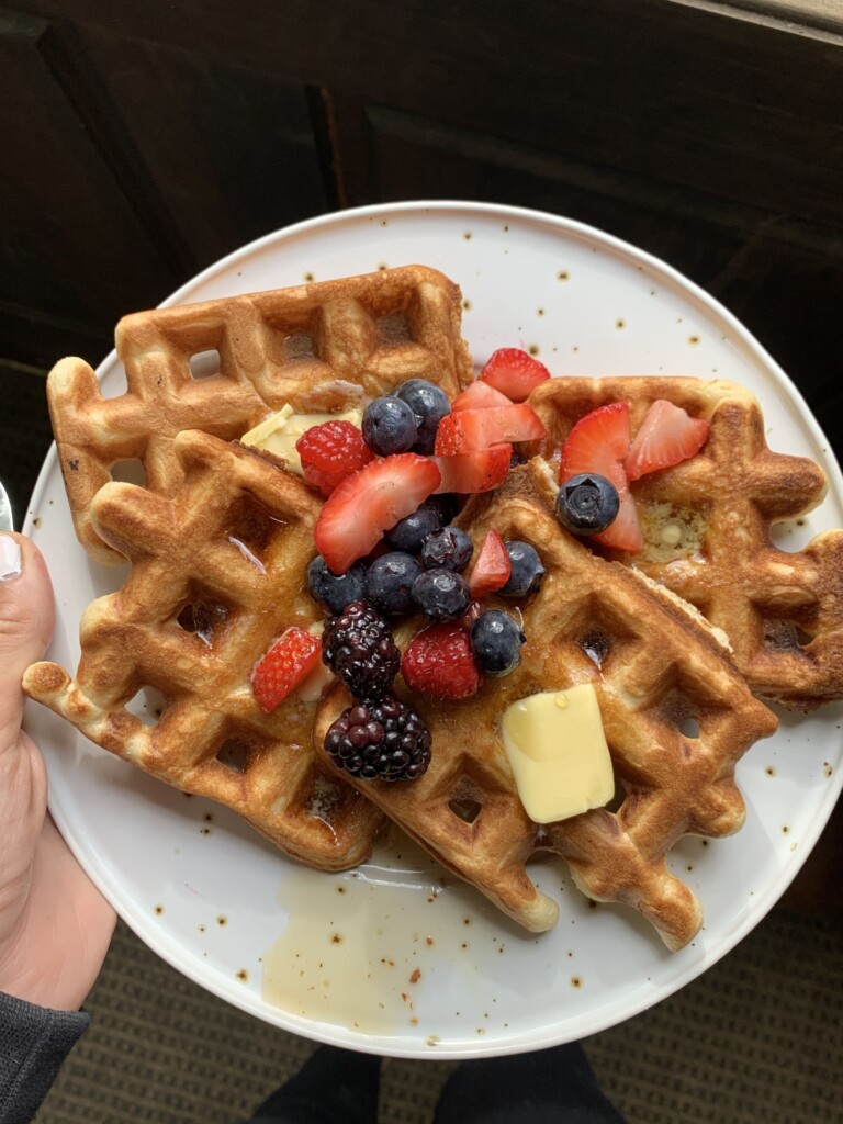 sourdough waffles